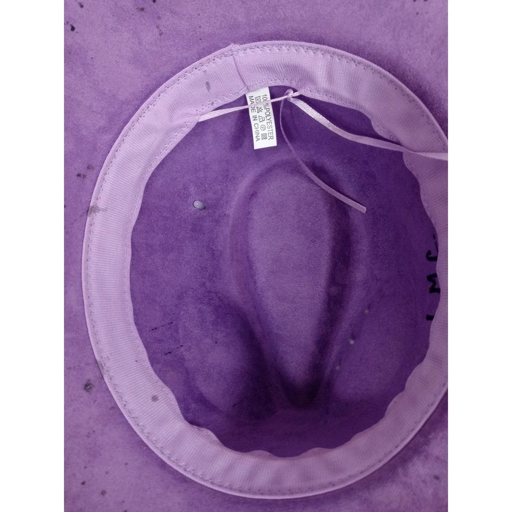 Custom‎ Black Sabbath Hat Paranoid Wide Brim Fedora Festival Rock Heavy Metal